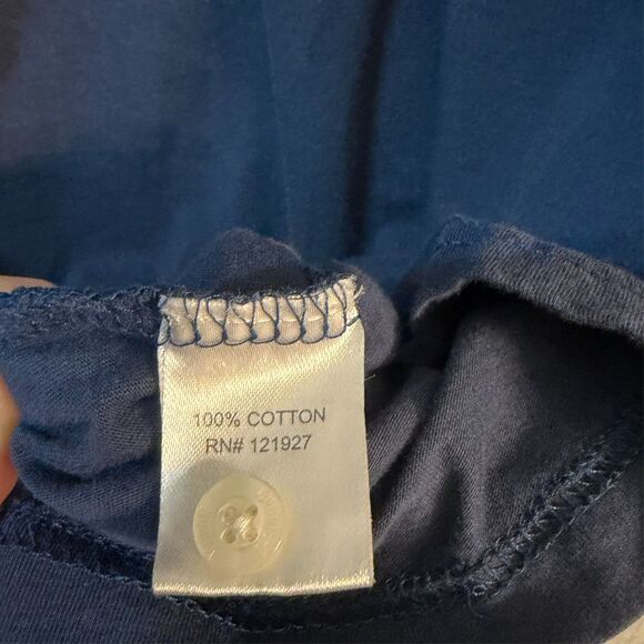 Johnnie O Hangin Out Mens Large Solid Blue Performance Stretch Polo Short Sleeve - Picture 4 of 9